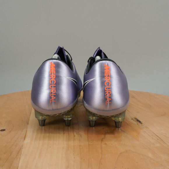 Mens 7.5 / Womens 9 - Nike Mercurial Vapor 10 SG Soccer Cleats Metallic Purple - Picture 4 of 9